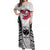 Custom Samoa Rugby Off Shoulder Maxi Dress Go Champions World Cup 2023 Polynesian Unique LT9 Women White - Polynesian Pride