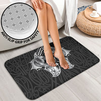 Aotearoa Kowhaiwhai Poutama Black Motif Bathroom Set LT9 - Polynesian Pride
