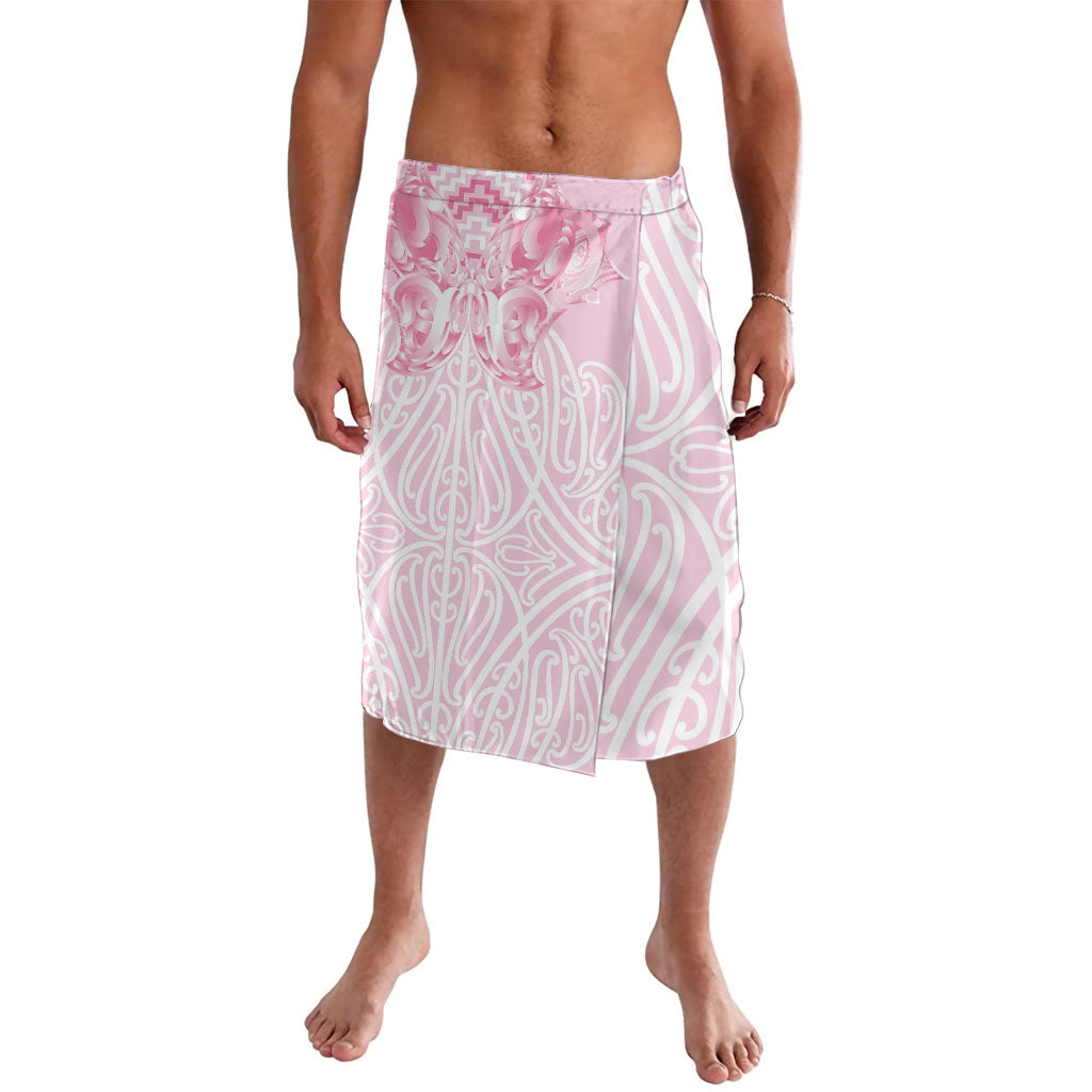 Aotearoa Kowhaiwhai Poutama Pink Motif Lavalava LT9 Pink - Polynesian Pride
