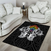 Aotearoa Kowhaiwhai Poutama Rainbow Motif Area Rug LT9 - Polynesian Pride