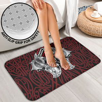 Aotearoa Kowhaiwhai Poutama Red Motif Bathroom Set LT9 - Polynesian Pride