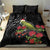 Meri Kirihimete Kakapo Bedding Set Black Silver Fern Christmas Vibe