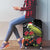 Meri Kirihimete Kakapo Luggage Cover Black Silver Fern Christmas Vibe