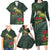 Meri Kirihimete Kakapo Family Matching Long Sleeve Bodycon Dress and Hawaiian Shirt Green Silver Fern Christmas Vibe