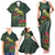 Meri Kirihimete Kakapo Family Matching Tank Maxi Dress and Hawaiian Shirt Green Silver Fern Christmas Vibe