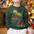 Meri Kirihimete Kakapo Kid Ugly Christmas Sweater Green Silver Fern Christmas Vibe