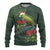 Meri Kirihimete Kakapo Ugly Christmas Sweater Green Silver Fern Christmas Vibe