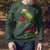 Meri Kirihimete Kakapo Ugly Christmas Sweater Green Silver Fern Christmas Vibe