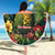 Meri Kirihimete Kakapo Beach Blanket New Zealand Christmas with Tropical Vibe