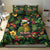 Meri Kirihimete Kakapo Bedding Set New Zealand Christmas with Tropical Vibe