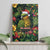 Meri Kirihimete Kakapo Canvas Wall Art New Zealand Christmas with Tropical Vibe