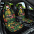 Meri Kirihimete Kakapo Car Seat Cover New Zealand Christmas with Tropical Vibe