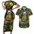 Meri Kirihimete Kakapo Couples Matching Short Sleeve Bodycon Dress and Hawaiian Shirt New Zealand Christmas with Tropical Vibe