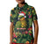 Meri Kirihimete Kakapo Kid Polo Shirt New Zealand Christmas with Tropical Vibe