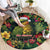 Meri Kirihimete Kakapo Round Carpet New Zealand Christmas with Tropical Vibe