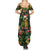 Meri Kirihimete Kakapo Summer Maxi Dress New Zealand Christmas with Tropical Vibe