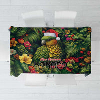 Meri Kirihimete Kakapo Tablecloth New Zealand Christmas with Tropical Vibe LT9 Green - Polynesian Pride