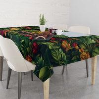 Meri Kirihimete Kakapo Tablecloth New Zealand Christmas with Tropical Vibe LT9 - Polynesian Pride