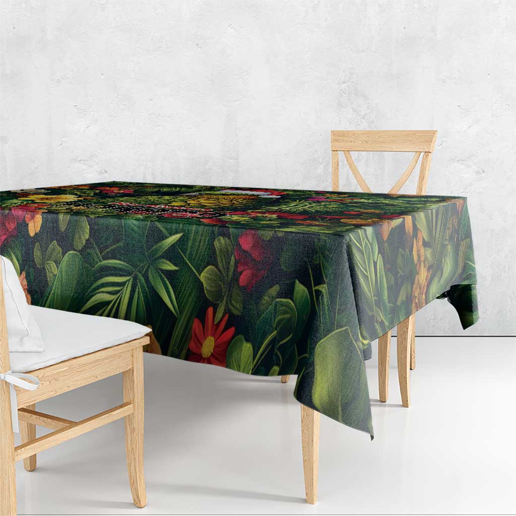 Meri Kirihimete Kakapo Tablecloth New Zealand Christmas with Tropical Vibe LT9 - Polynesian Pride