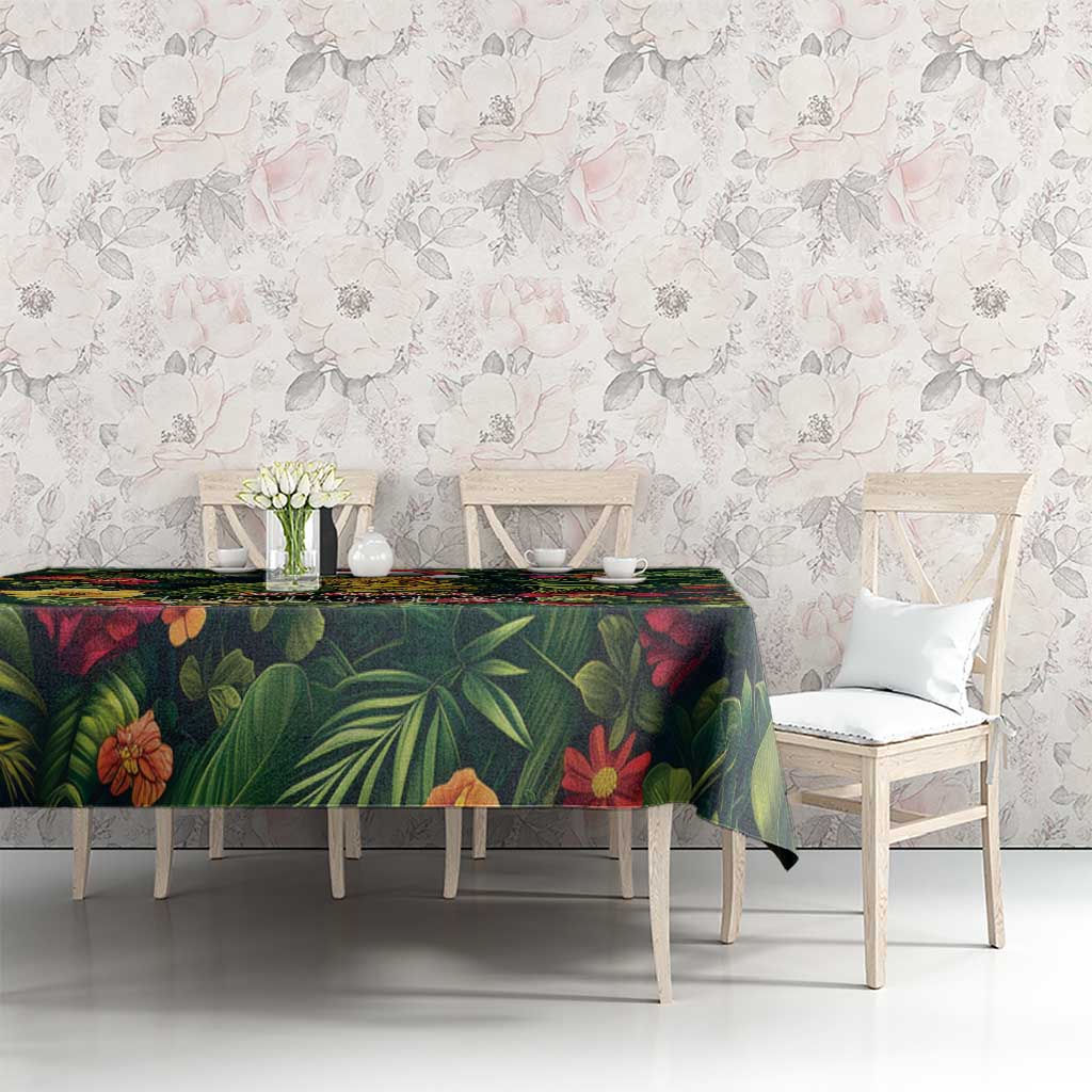 Meri Kirihimete Kakapo Tablecloth New Zealand Christmas with Tropical Vibe LT9 - Polynesian Pride