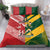 Australia-Tonga Rugby Pacific Custom Bedding Set The Kangaroos and Mate Ma'a Tonga