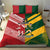 Australia-Tonga Rugby Pacific Custom Bedding Set The Kangaroos and Mate Ma'a Tonga