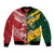 Australia-Tonga Rugby Pacific Custom Bomber Jacket The Kangaroos and Mate Ma'a Tonga