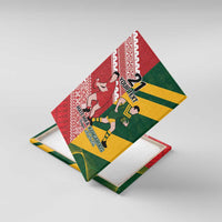 Australia-Tonga Rugby Pacific Custom Canvas Wall Art The Kangaroos and Mate Ma'a Tonga LT9 With Frame Red-Green - Polynesian Pride
