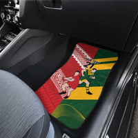 Australia-Tonga Rugby Pacific Custom Car Mats The Kangaroos and Mate Ma'a Tonga LT9 - Polynesian Pride