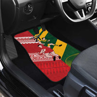 Australia-Tonga Rugby Pacific Custom Car Mats The Kangaroos and Mate Ma'a Tonga LT9 - Polynesian Pride