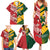 Australia-Tonga Rugby Pacific Custom Family Matching Summer Maxi Dress and Hawaiian Shirt The Kangaroos and Mate Ma'a Tonga