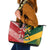 Australia-Tonga Rugby Pacific Custom Leather Tote Bag The Kangaroos and Mate Ma'a Tonga