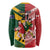 Australia-Tonga Rugby Pacific Custom Long Sleeve Shirt The Kangaroos and Mate Ma'a Tonga