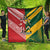 Australia-Tonga Rugby Pacific Custom Quilt The Kangaroos and Mate Ma'a Tonga