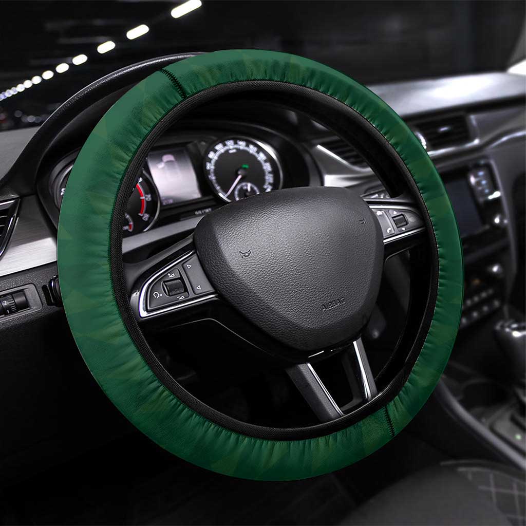 Australia-Tonga Rugby Pacific Steering Wheel Cover The Kangaroos and Mate Ma'a Tonga LT9 Universal Fit Red-Green - Polynesian Pride
