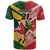 Australia-Tonga Rugby Pacific Custom T Shirt The Kangaroos and Mate Ma'a Tonga