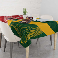 Australia-Tonga Rugby Pacific Custom Tablecloth The Kangaroos and Mate Ma'a Tonga LT9 - Polynesian Pride