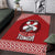 Tonga Rugby XIII Custom Area Rug Mate Ma'a Tonga with Ngatu Pattern