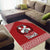 Tonga Rugby XIII Custom Area Rug Mate Ma'a Tonga with Ngatu Pattern