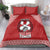 Tonga Rugby XIII Custom Bedding Set Mate Ma'a Tonga with Ngatu Pattern