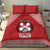 Tonga Rugby XIII Custom Bedding Set Mate Ma'a Tonga with Ngatu Pattern