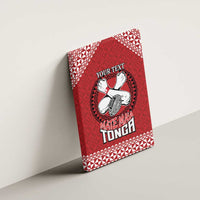 Tonga Rugby XIII Custom Canvas Wall Art Mate Ma'a Tonga with Ngatu Pattern LT9 - Polynesian Pride