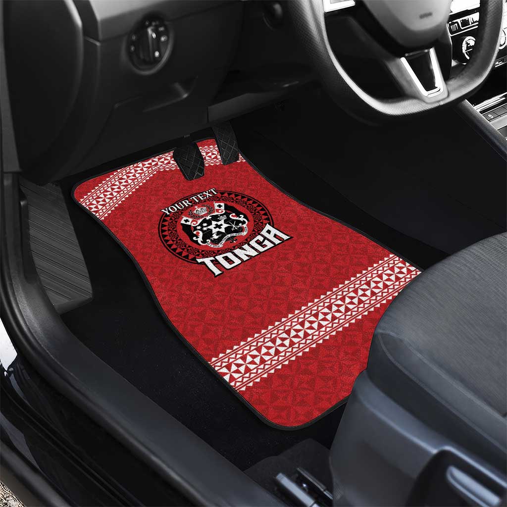 Tonga Rugby XIII Custom Car Mats Mate Ma'a Tonga with Ngatu Pattern LT9 - Polynesian Pride
