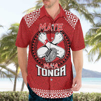 Tonga Rugby XIII Custom Hawaiian Shirt Mate Ma'a Tonga with Ngatu Pattern LT9 - Polynesian Pride