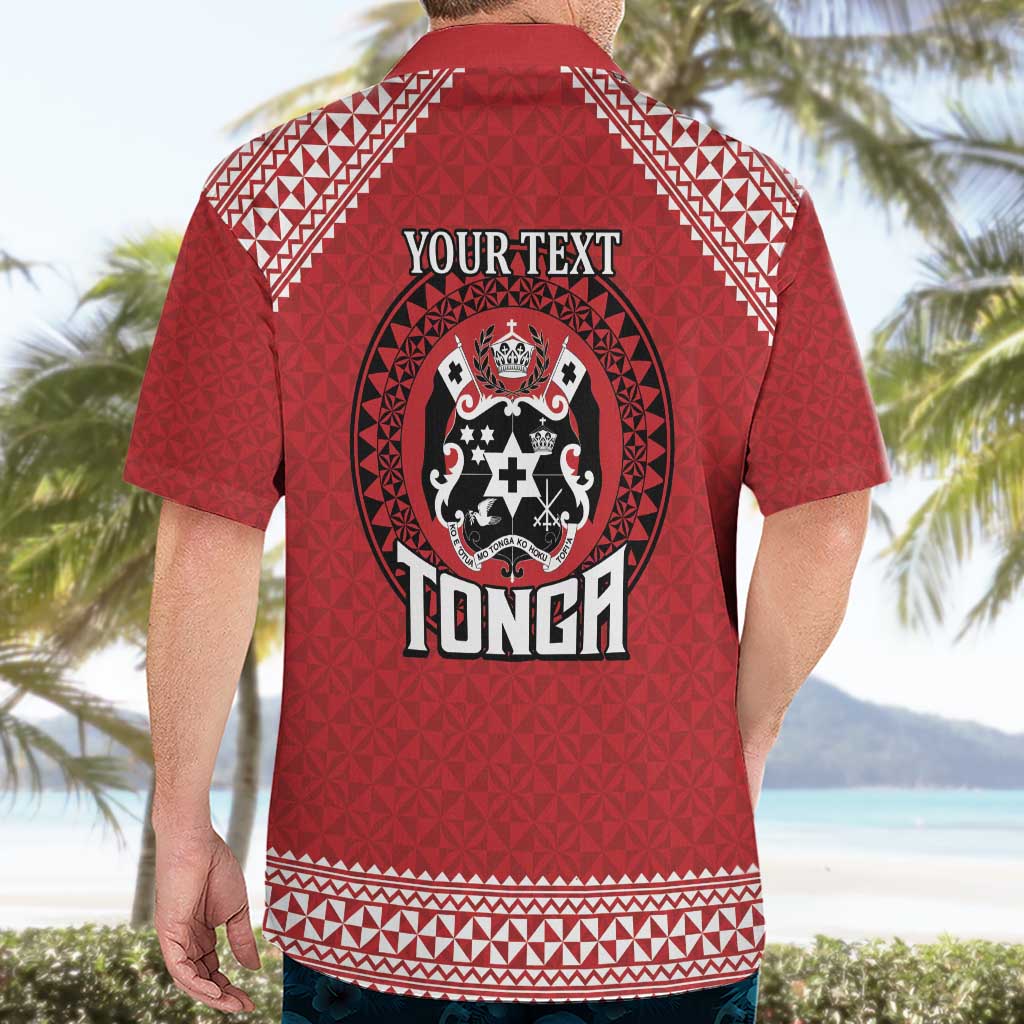 Tonga Rugby XIII Custom Hawaiian Shirt Mate Ma'a Tonga with Ngatu Pattern LT9 - Polynesian Pride