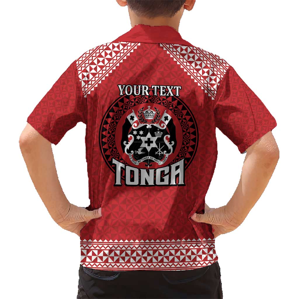 Tonga Rugby XIII Custom Hawaiian Shirt Mate Ma'a Tonga with Ngatu Pattern LT9 - Polynesian Pride