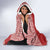 Tonga Rugby XIII Custom Hooded Blanket Mate Ma'a Tonga with Ngatu Pattern