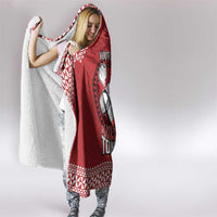 Tonga Rugby XIII Custom Hooded Blanket Mate Ma'a Tonga with Ngatu Pattern LT9 - Polynesian Pride