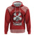 Tonga Rugby XIII Custom Hoodie Mate Ma'a Tonga with Ngatu Pattern