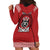 Tonga Rugby XIII Custom Hoodie Dress Mate Ma'a Tonga with Ngatu Pattern